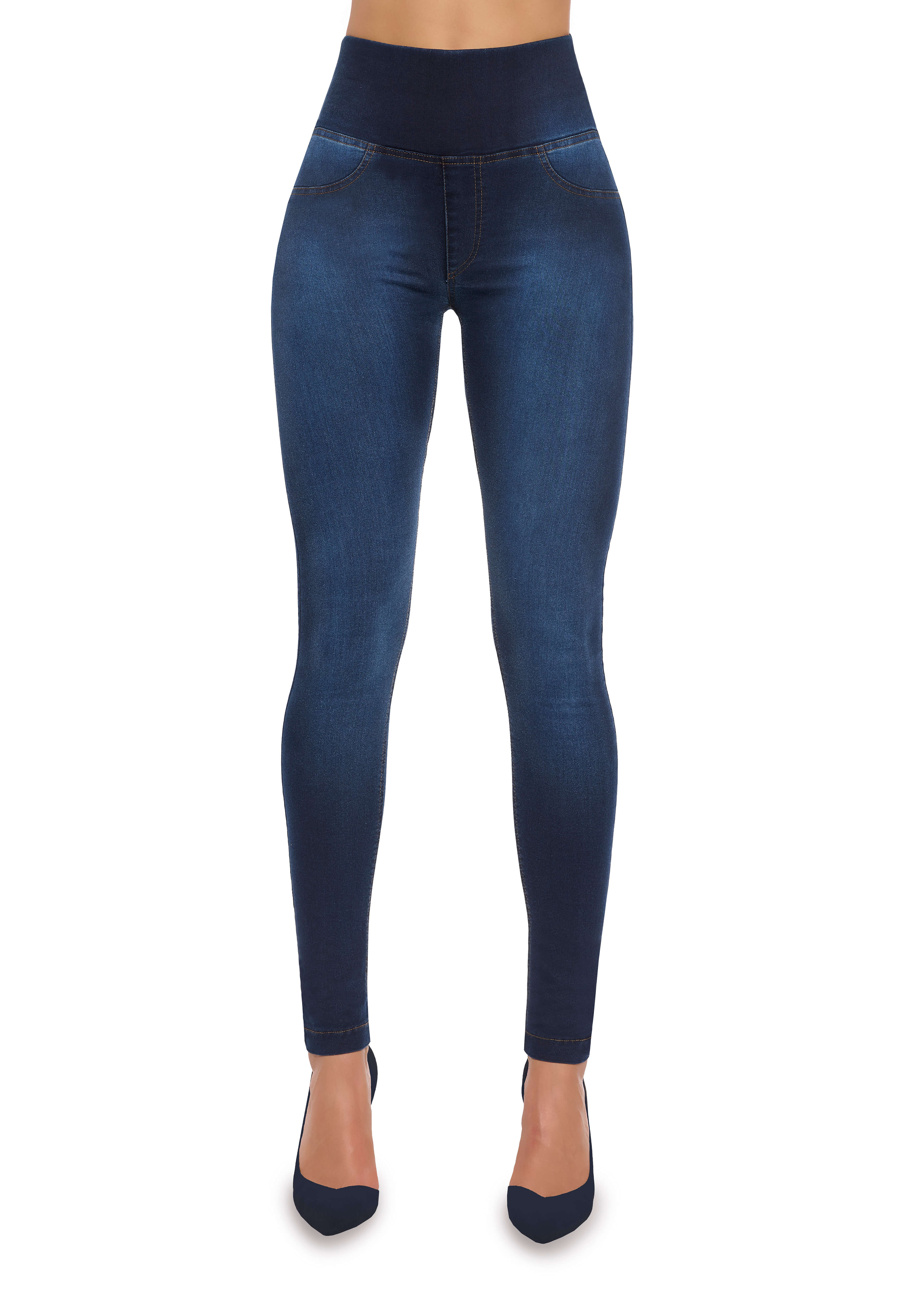 Džínové legíny s vysokým pasem Josie